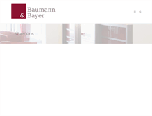 Tablet Screenshot of baumann-bayer.de